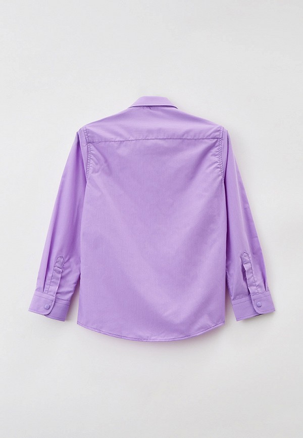 Рубашка для мальчика MiLi цвет фиолетовый  Фото 2