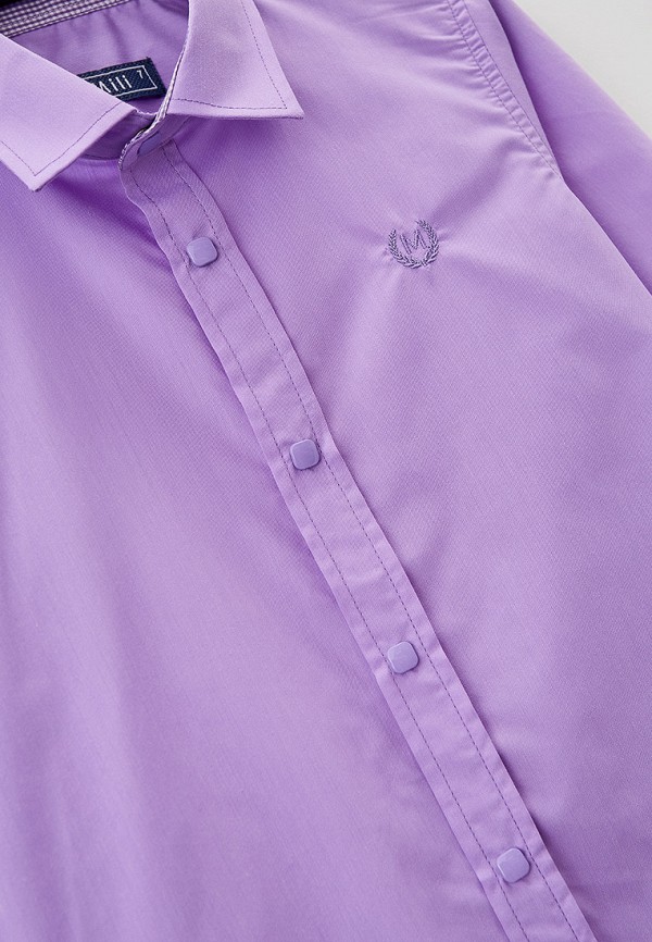 Рубашка для мальчика MiLi цвет фиолетовый  Фото 3