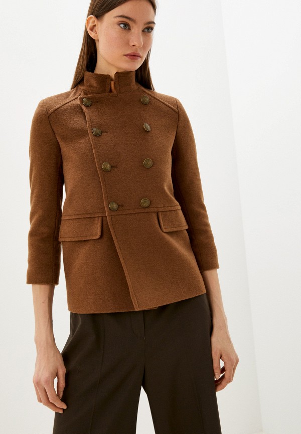 Пальто для мальчика Smith's brand цвет коричневый 