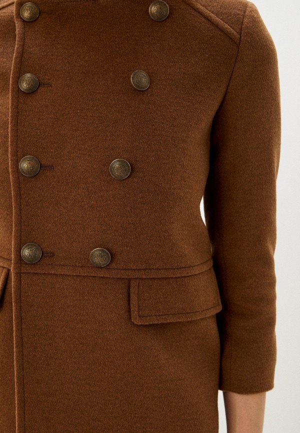 Пальто для мальчика Smith's brand цвет коричневый  Фото 5
