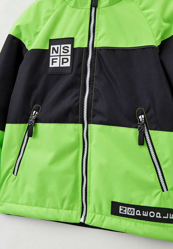 Куртка для мальчика утепленная Nikastyle цвет зеленый  Фото 3