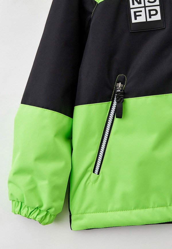 Куртка для мальчика утепленная Nikastyle цвет зеленый  Фото 4