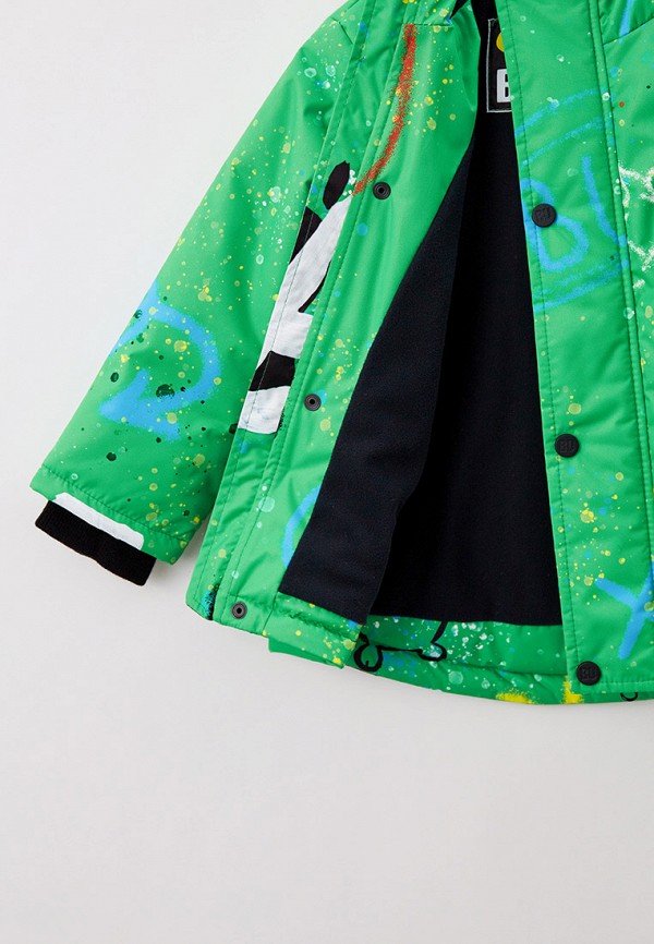 Куртка для мальчика утепленная Bukidz цвет зеленый  Фото 5