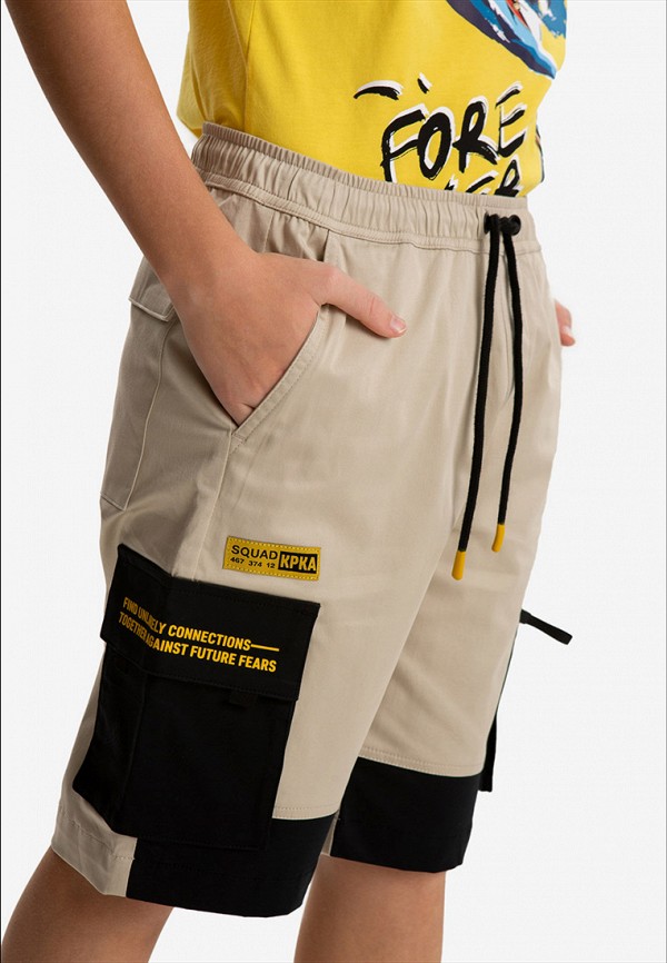 Шорты Kapika бежевый, размер 134, фото 6