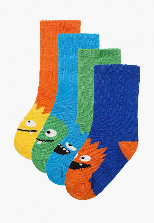 Носки для мальчика 4 пары Sela цвет разноцветный 