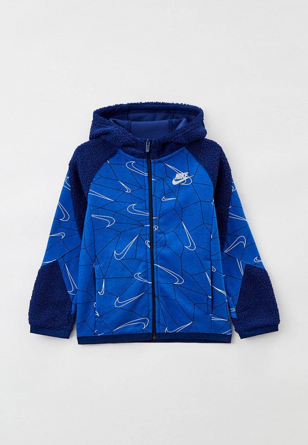 

Толстовка Nike, Синий, B NSW FZ CLUB WZ AOP