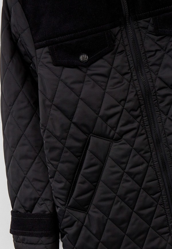 Куртка для мальчика утепленная Smith's brand цвет черный  Фото 3