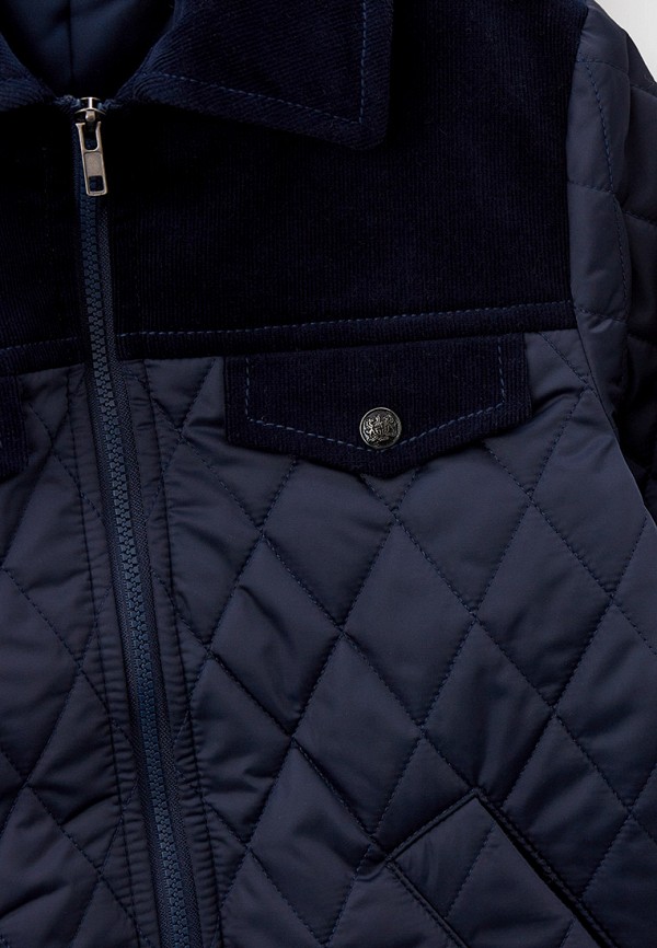 Куртка для мальчика утепленная Smith's brand цвет синий  Фото 3