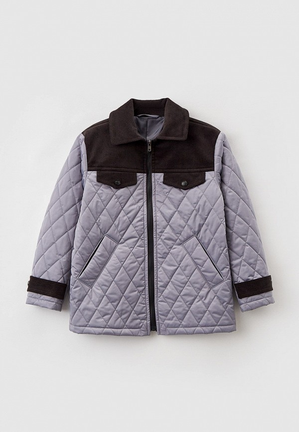 Куртка для мальчика утепленная Smith's brand цвет серый 