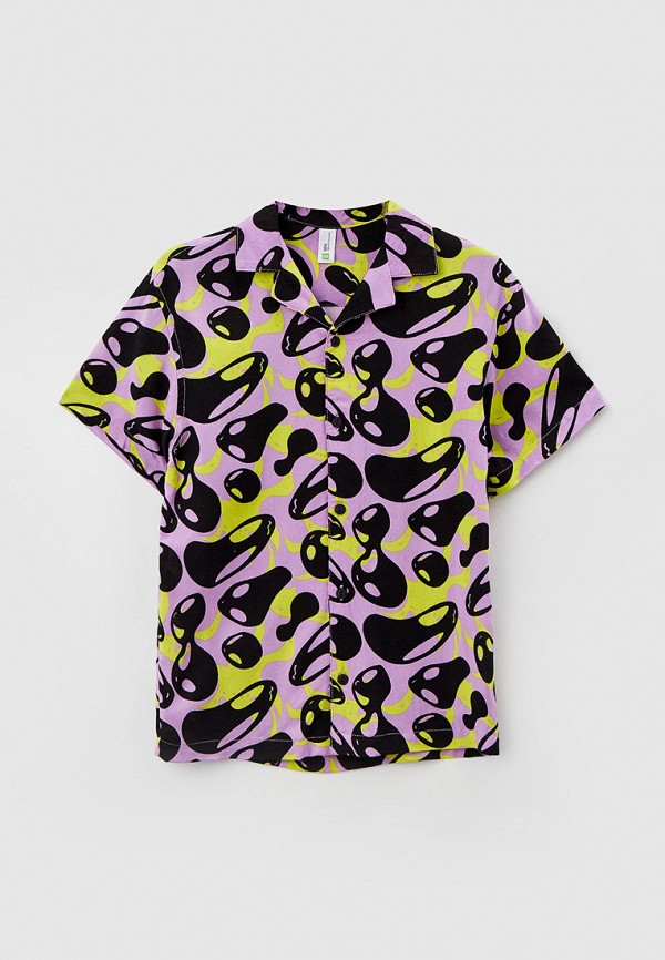 Рубашка для мальчика Sela цвет фиолетовый 