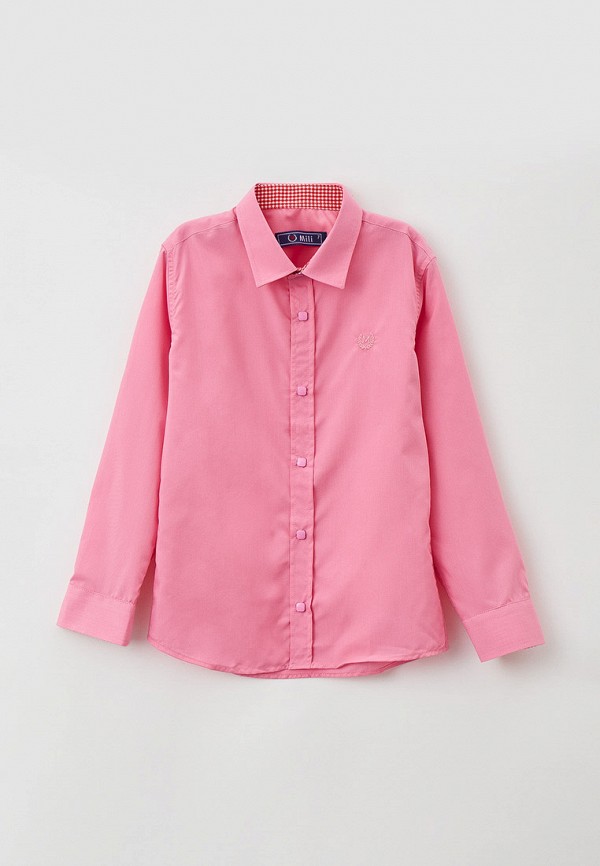 Рубашка для мальчика MiLi цвет розовый 
