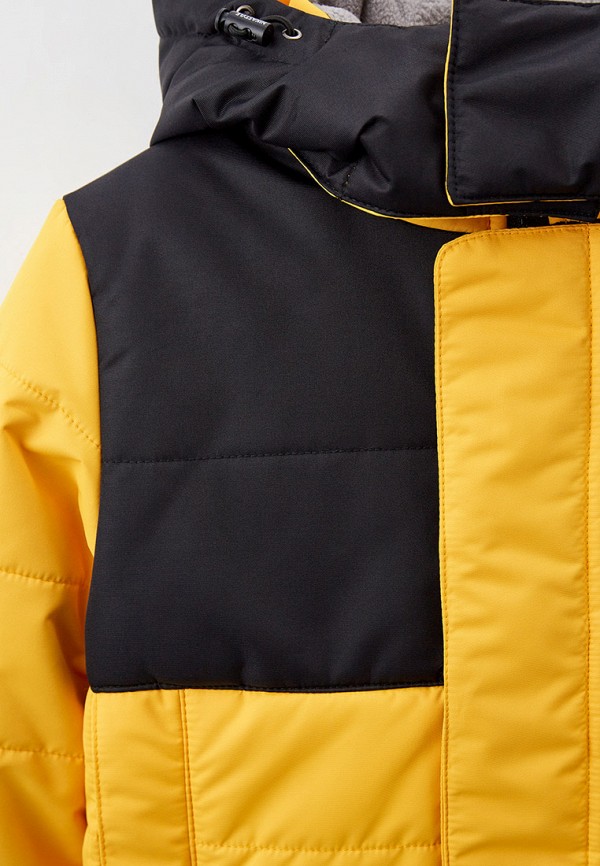 Куртка для мальчика утепленная Nikastyle цвет желтый  Фото 4