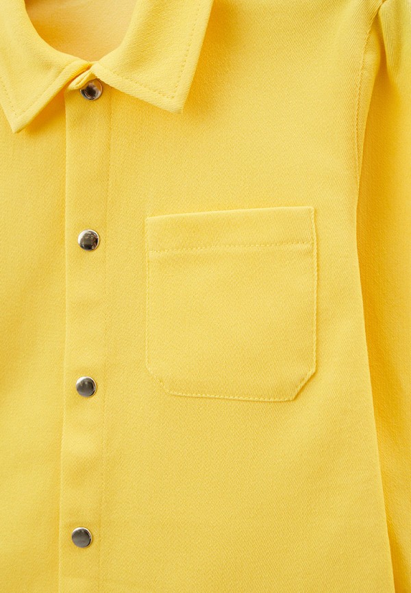 Рубашка для мальчика джинсовая Ete Children цвет желтый  Фото 3