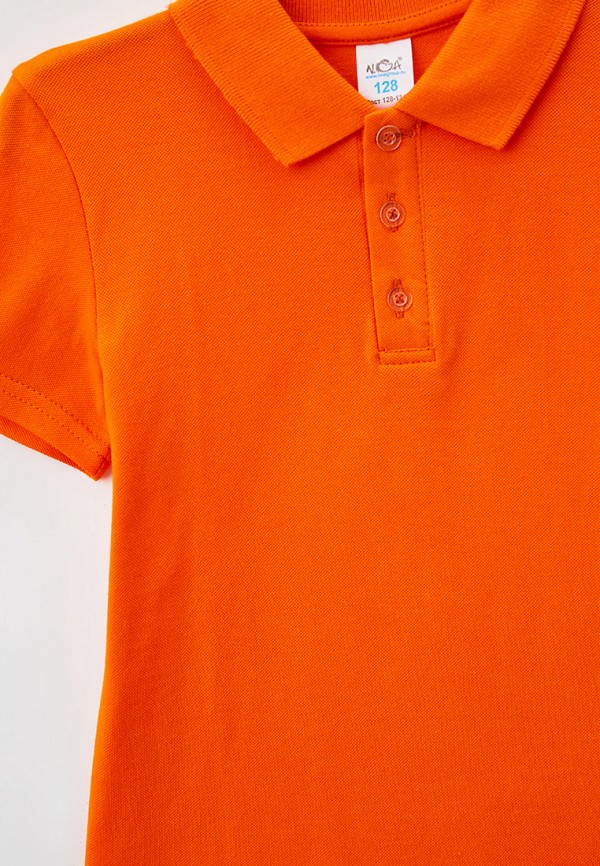 Поло для мальчика N.O.A. цвет оранжевый  Фото 3