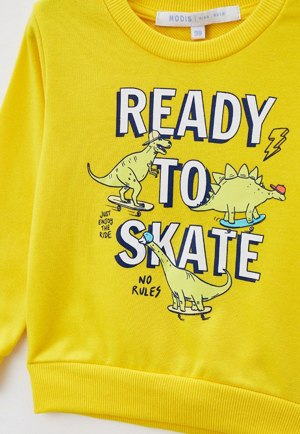 Свитшот Modis желтый, размер 110, фото 3