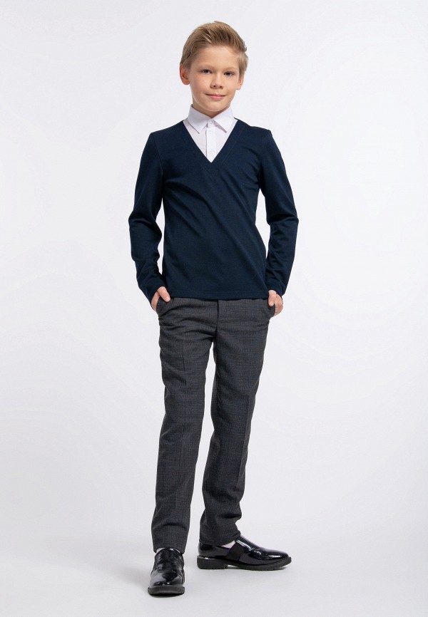 Пуловер для мальчика Smena цвет синий  Фото 4