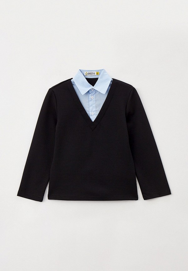 Пуловер для мальчика Smena цвет черный 