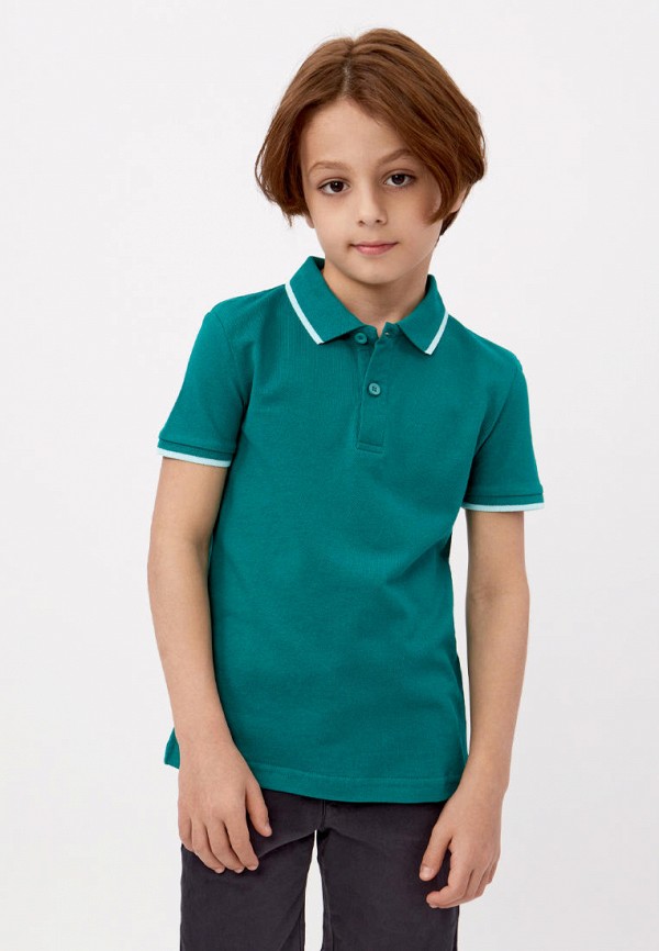 Поло Modis бирюзовый, размер 122, фото 3