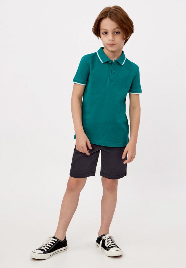 Поло Modis бирюзовый, размер 122, фото 4