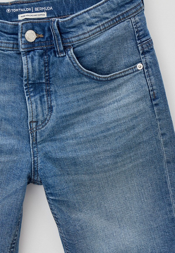 Шорты для мальчика джинсовые Tom Tailor цвет голубой  Фото 3