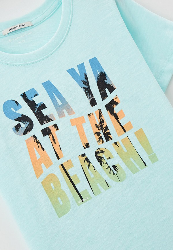 Футболка Tom Tailor бирюзовый, размер 10, фото 3