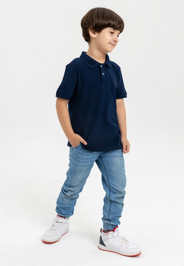 Поло КотМарКот синий, размер 152, фото 4