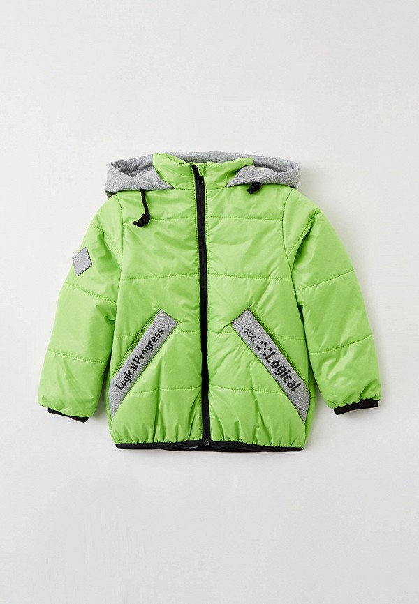 Куртка для мальчика утепленная АксАрт цвет зеленый 