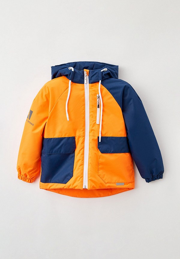 Куртка для мальчика утепленная АксАрт цвет оранжевый 