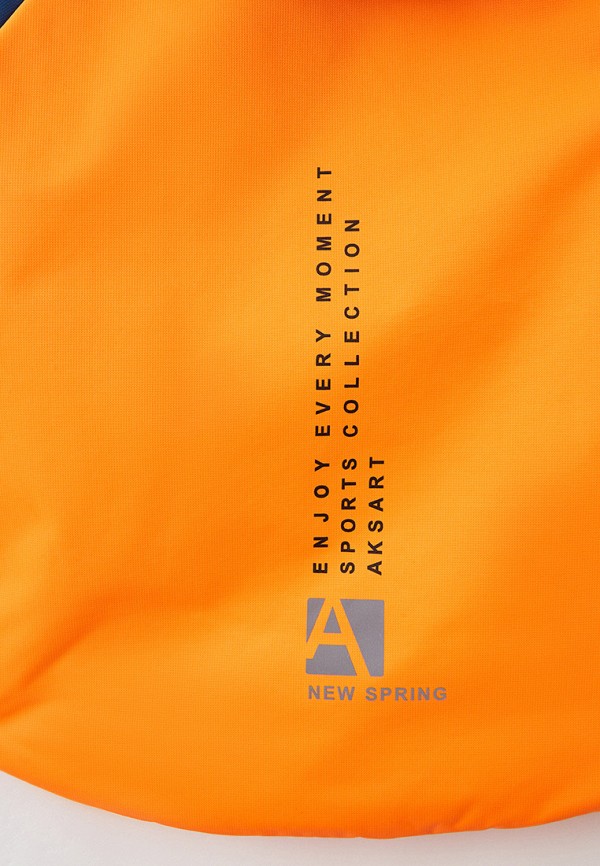 Куртка для мальчика утепленная АксАрт цвет оранжевый  Фото 5