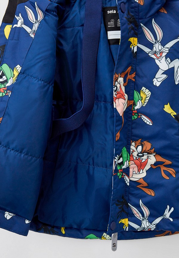 Куртка для мальчика утепленная Sela цвет синий  Фото 4