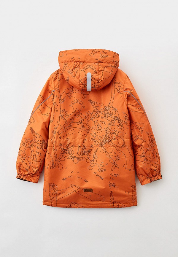 Куртка для мальчика утепленная Oldos цвет оранжевый  Фото 2