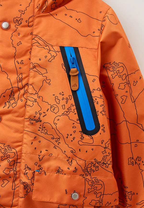 Куртка для мальчика утепленная Oldos цвет оранжевый  Фото 3