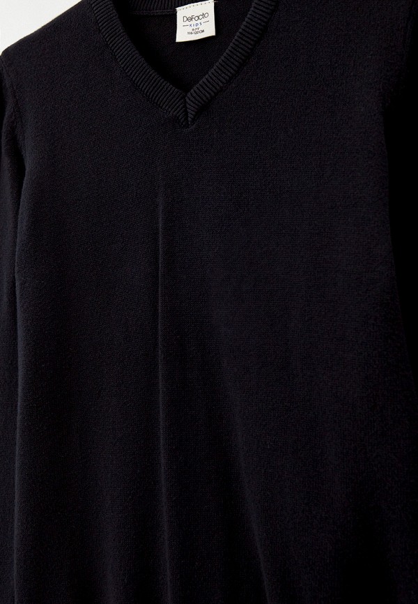 Пуловер для мальчика DeFacto цвет черный  Фото 3