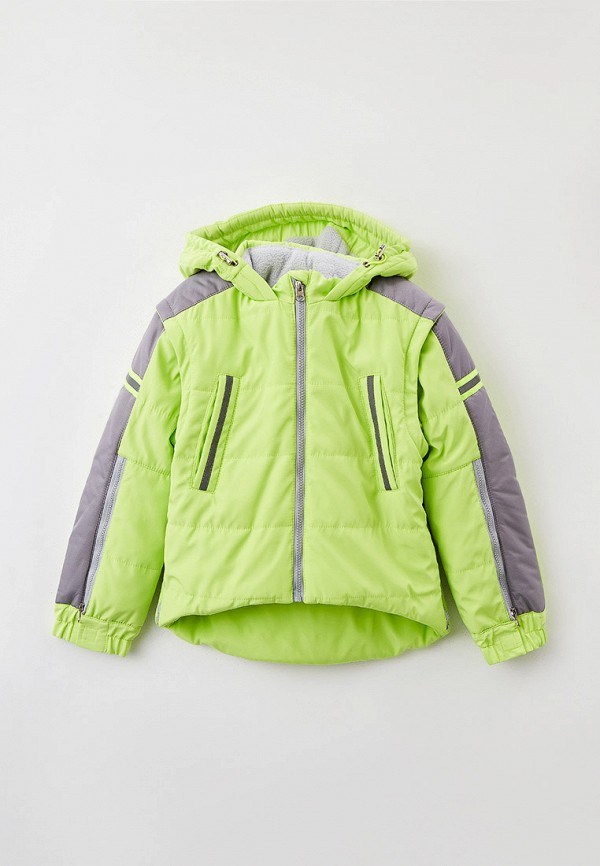 Куртка для мальчика утепленная Smena цвет зеленый 