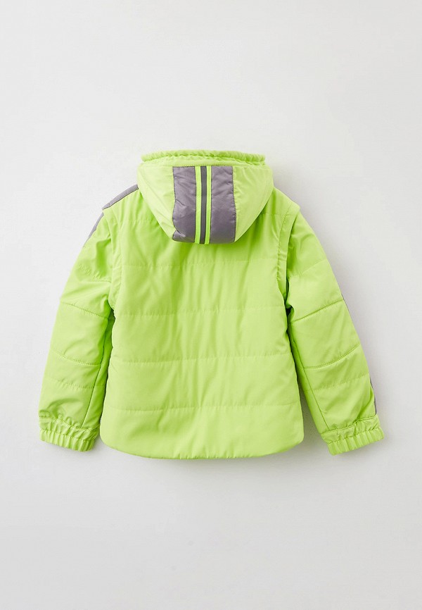 Куртка для мальчика утепленная Smena цвет зеленый  Фото 2