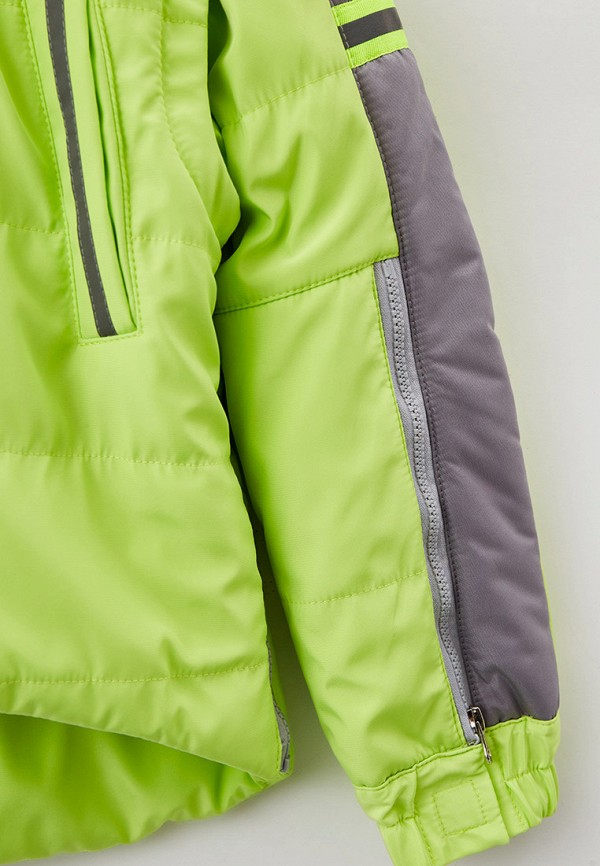 Куртка для мальчика утепленная Smena цвет зеленый  Фото 4