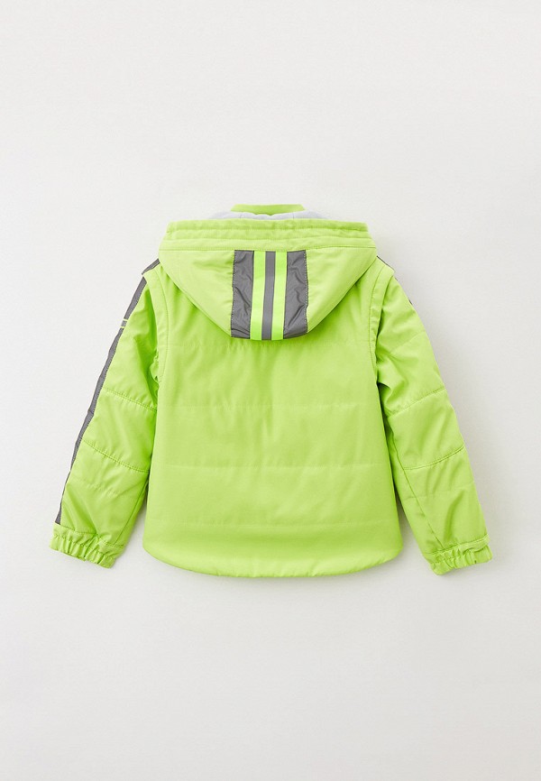 Куртка для мальчика утепленная Smena цвет зеленый  Фото 2