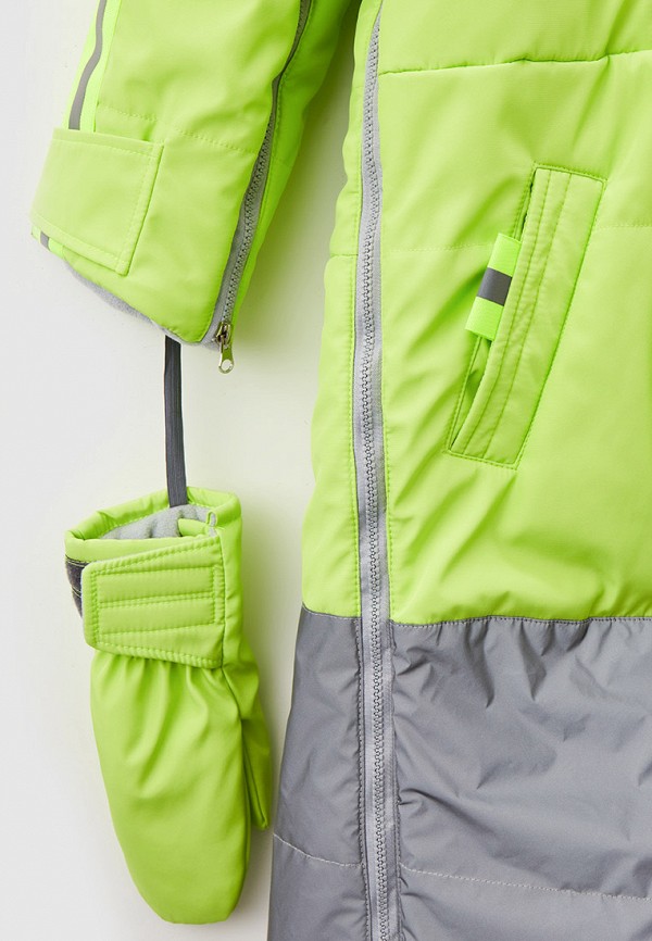 Куртка для мальчика утепленная Smena цвет зеленый  Фото 3