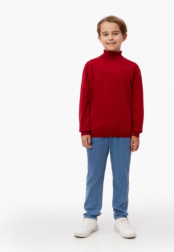 Водолазка для мальчика Modis цвет бордовый  Фото 3