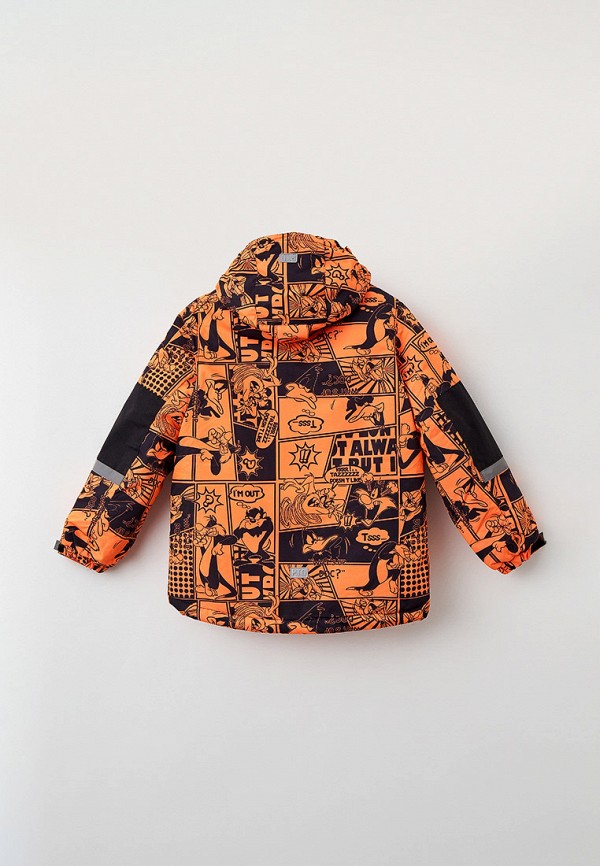 Куртка для мальчика горнолыжная PlayToday цвет оранжевый  Фото 2