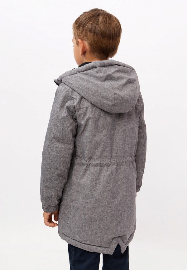 Куртка для мальчика утепленная Modis цвет серый  Фото 4