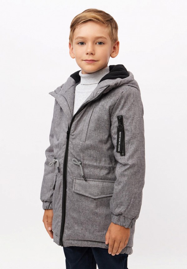 Куртка для мальчика утепленная Modis цвет серый  Фото 2