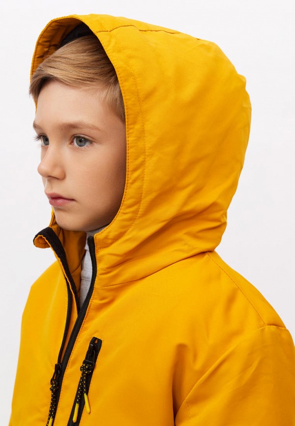 Куртка для мальчика утепленная Modis цвет желтый  Фото 6