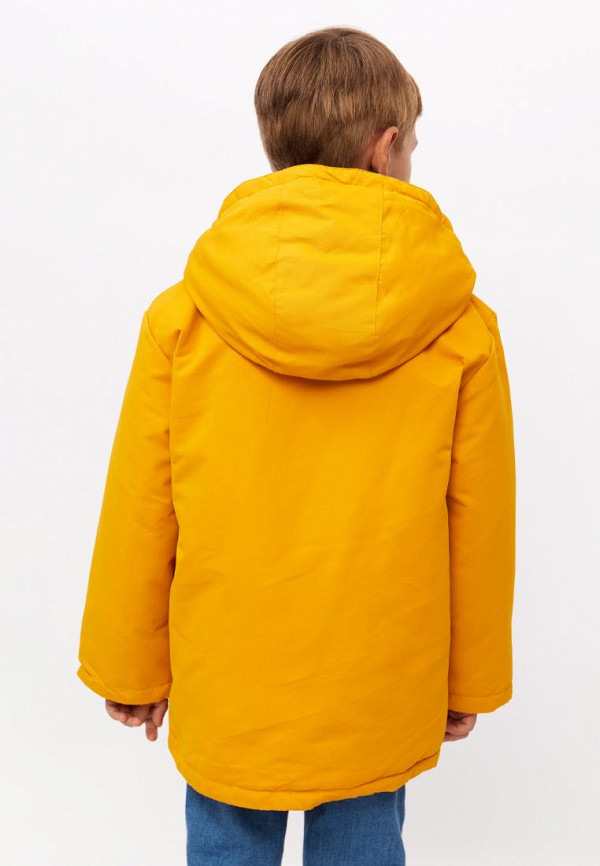 Куртка для мальчика утепленная Modis цвет желтый  Фото 4