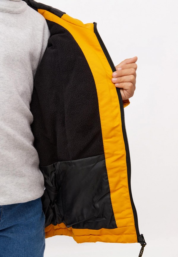 Куртка для мальчика утепленная Modis цвет желтый  Фото 5