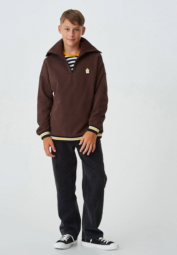 Олимпийка Smena коричневый, размер 158, фото 4