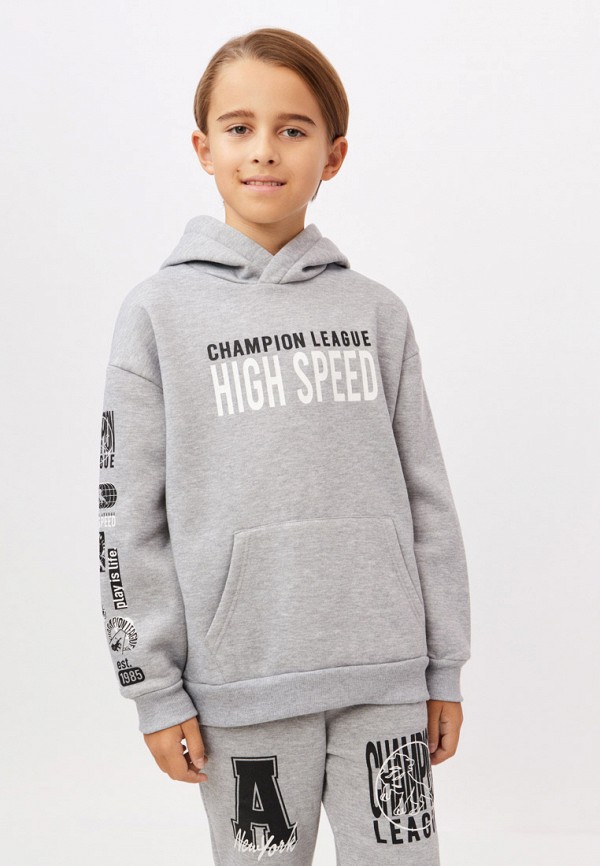 Худи Modis серый, размер 140, фото 4