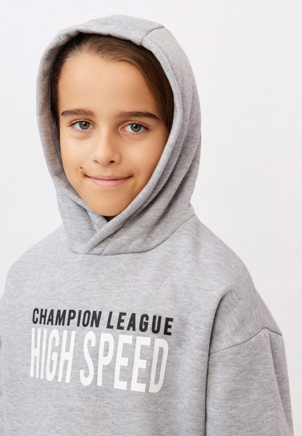 Худи Modis серый, размер 140, фото 7