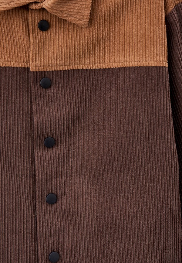 Рубашка для мальчика Smena цвет коричневый  Фото 3