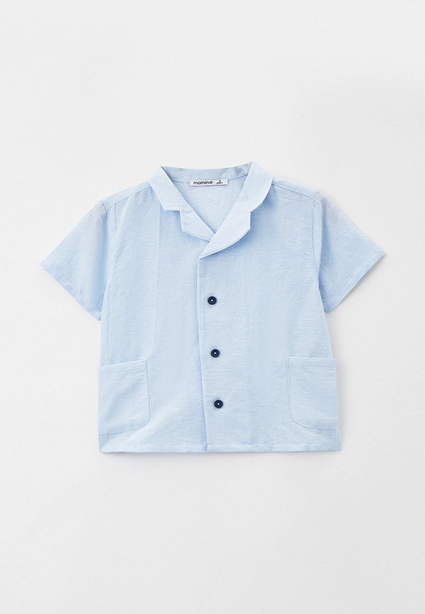 Рубашка для мальчика Mamino цвет голубой 